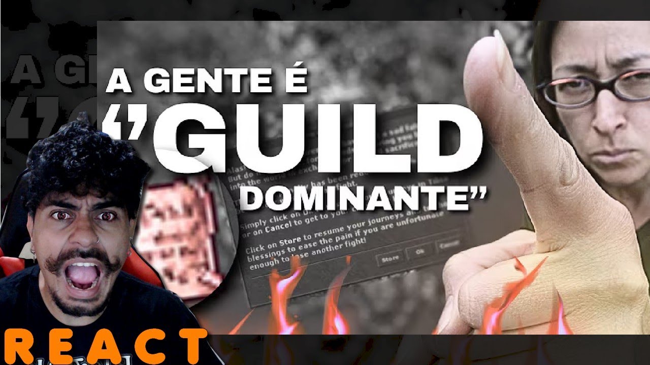 This dominant guild will make you angry in TIBIA (REACT) @tibiadinoclips