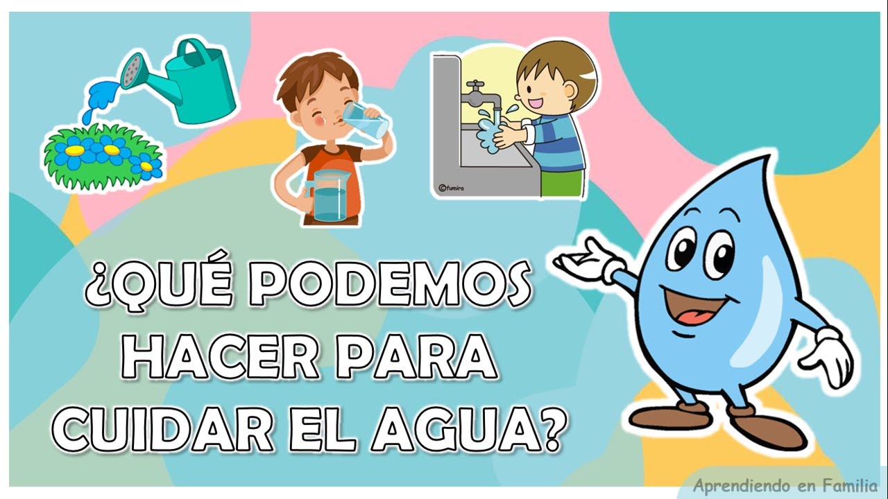 ¿QUÉ PODEMOS HACER PARA CUIDAR EL AGUA?   (Recurso Aprendo en Casa)
