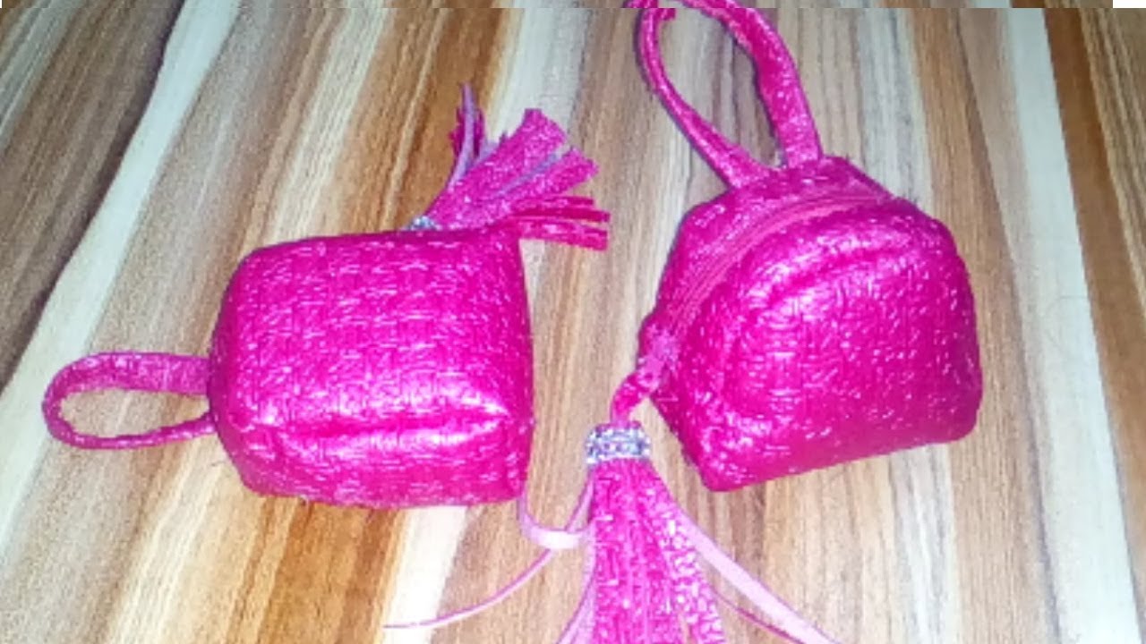 طريقة تفصيل وخياطة محفظة نقود👛 على شكل حقيبة 🎒 Coudre un petite port monnaie ,forme sac a dos