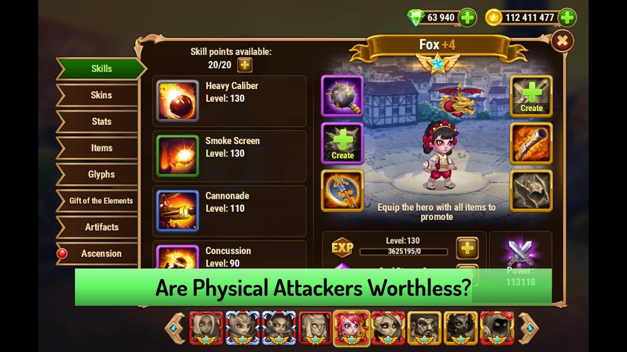 Hero Wars &mdash; The Problem With Physical Attackers