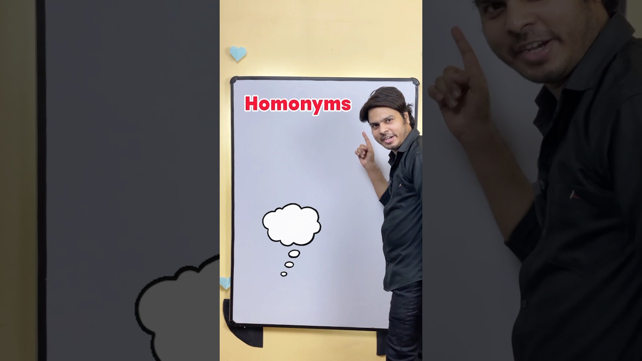 What are HOMONYMS ? 🤔 #QuickLingoAmit #english #homonyms #learnenglish