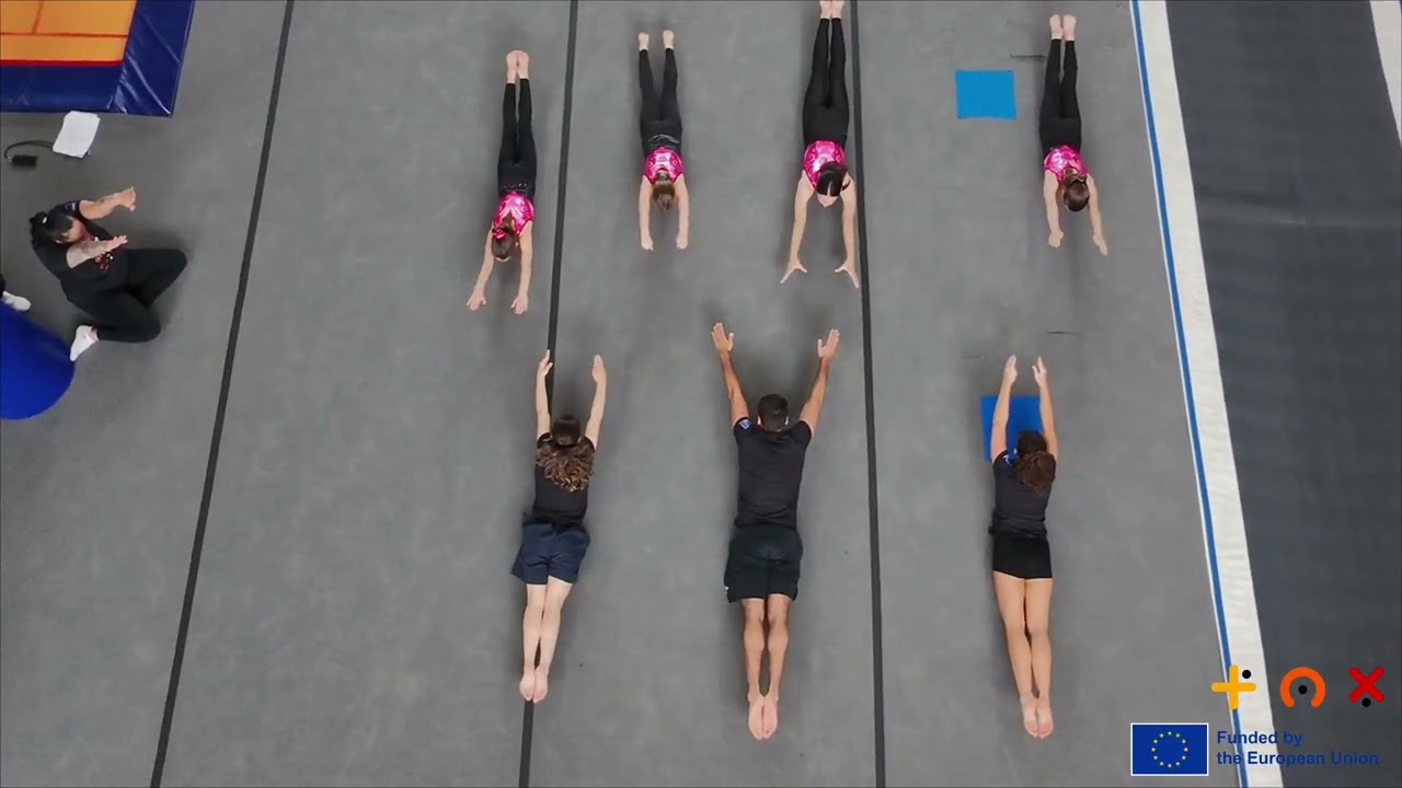 Team Gymnastics Warm Up Core Conditioning Part 1 | All Drills | TeamGym | TG4H
