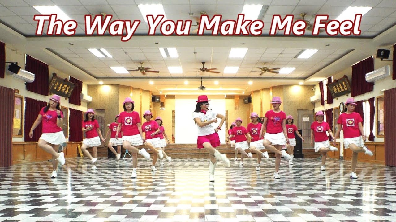 The Way You Make Me Feel│Line Dance by Colin, José  & Raymond│Demo & Walk Through║你給我的感覺│排舞│含導跳║4K