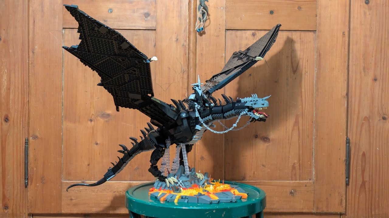 I built Youmko set YM011: Onyx Beast Fury (The Lord of the Rings' Fell Beast)