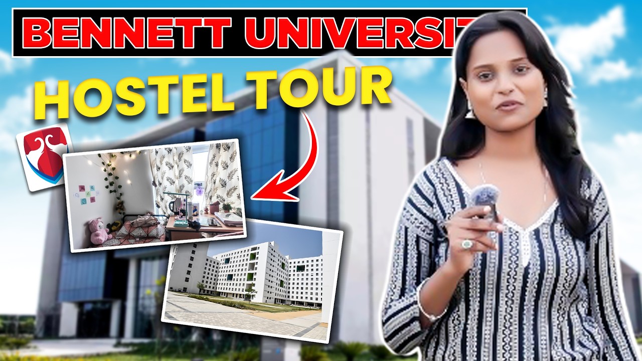 Bennett University Girls Hostel Tour 🤗 | My Hostel Room Tour💖 | Bennett Student Vlog | College Vlog
