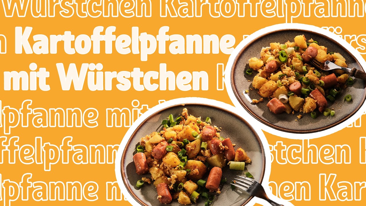 Würstchen-Kartoffel-Pfanne – schnelles Gericht mit Wiener Würstchen 🍳🥔 | REWE Deine Küche