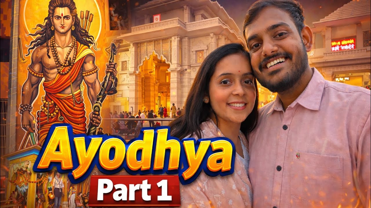 Finally Ayodhya 😍 ✨Ram Mandir darshan vlog | Feeling blessed #vlog g