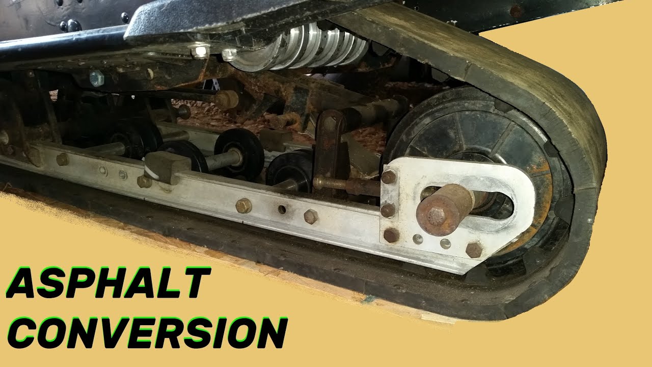 Snow to Asphalt Suspension Modification - 1993 T-Cat 900