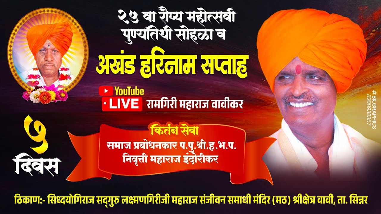 🛑ह.भ.प.निवृत्ती महाराज इंदुरीकर | किर्तन | हरीनाम सप्ताह, वावी ता. सिन्नर | रौप्य महोत्सवी वर्ष