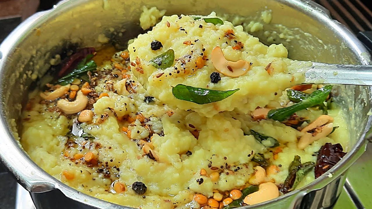 కట్టెపొంగలి(Day1 Dassehra Navaratri Prasadam) Katte Pongali in Telugu| Pappu Pongal Recipe in Telugu
