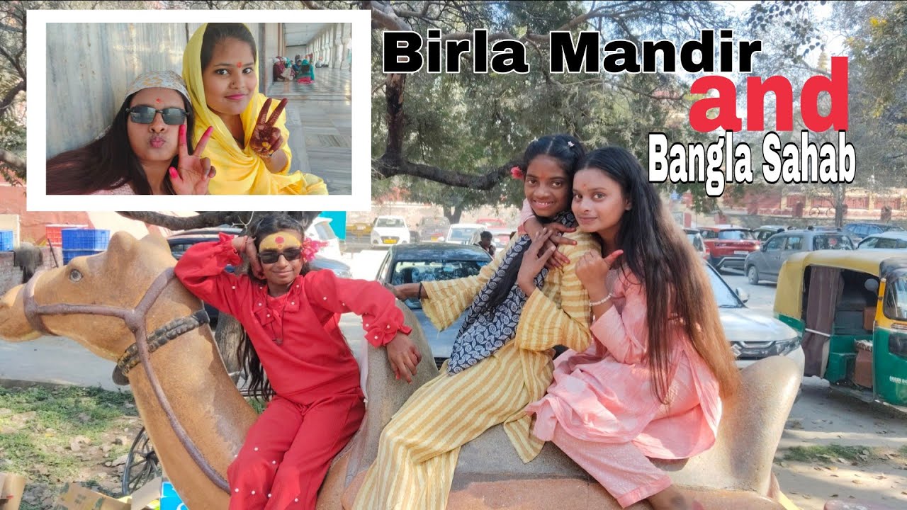 Hum gaye Mahashivratri🔱🕉️ pe Birla Mandir 🛕 and Bangla Sahib 🪯 #viralvlog #fullenjoy 