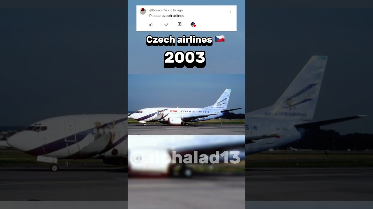 Czech airlines 🇨🇿 #aviation