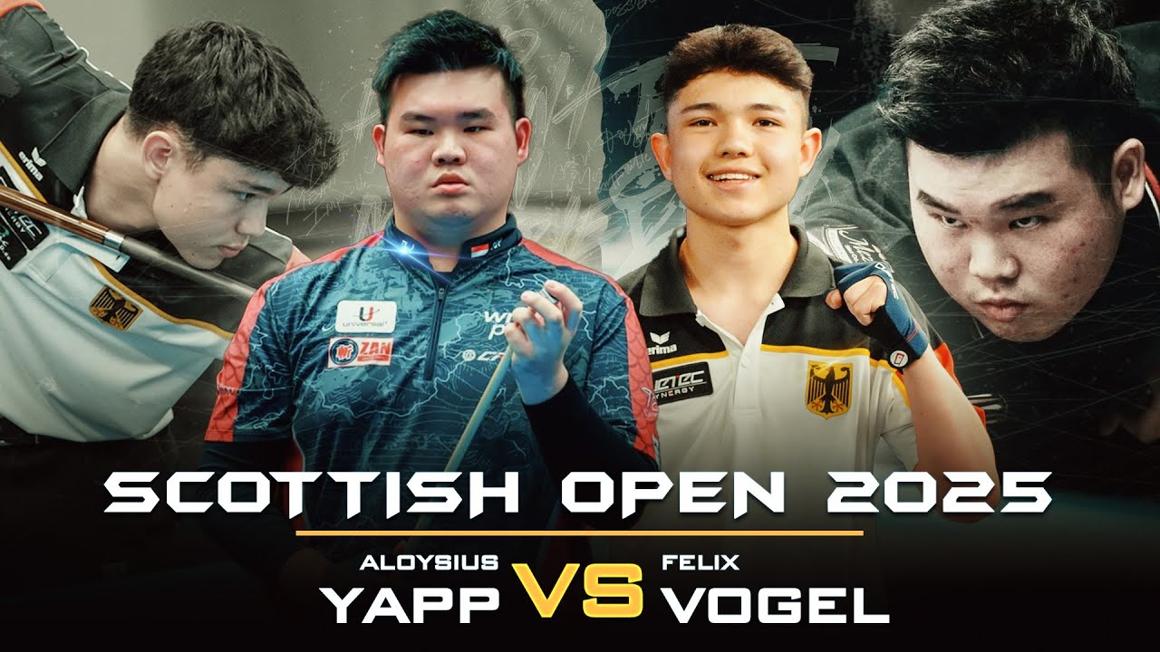 ALOYSIUS YAPP VS. FELIX VOGEL | QUARTER FINAL | SCOTTISH OPEN 2025 | FULL MATCH | RACE TO 10
