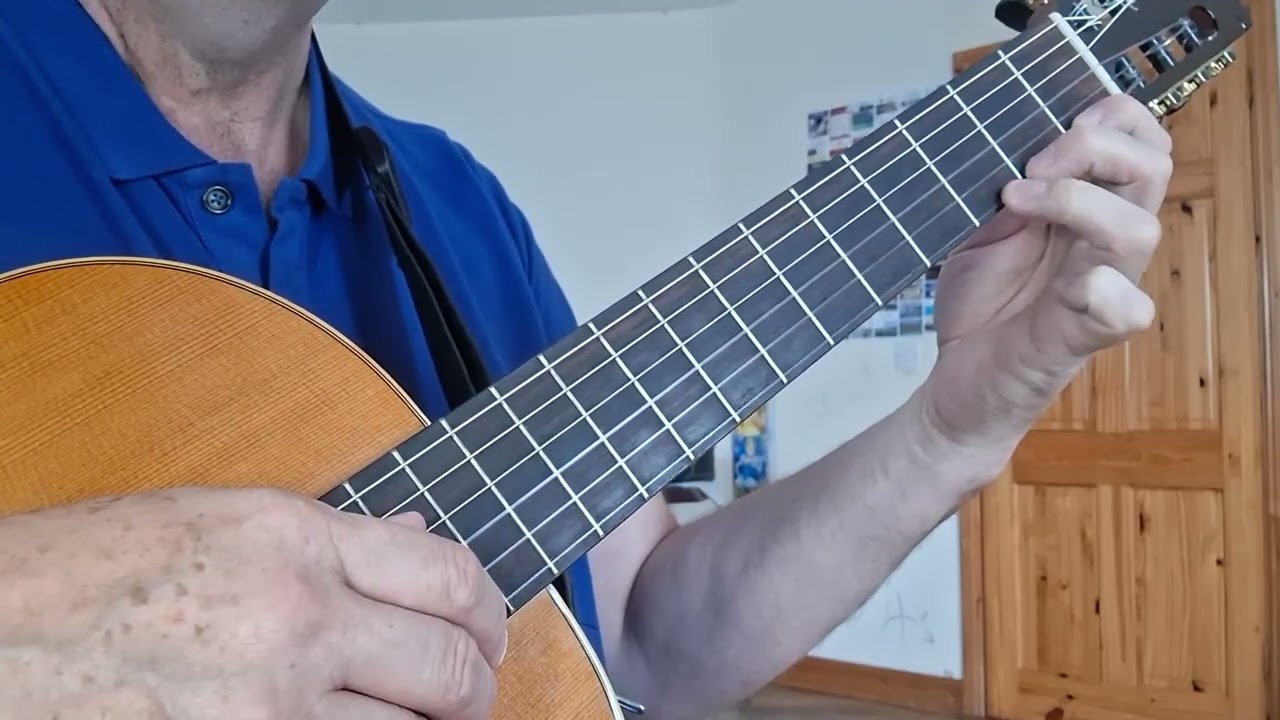 4-Minute Classical Guitar Warm-Up Golden frets