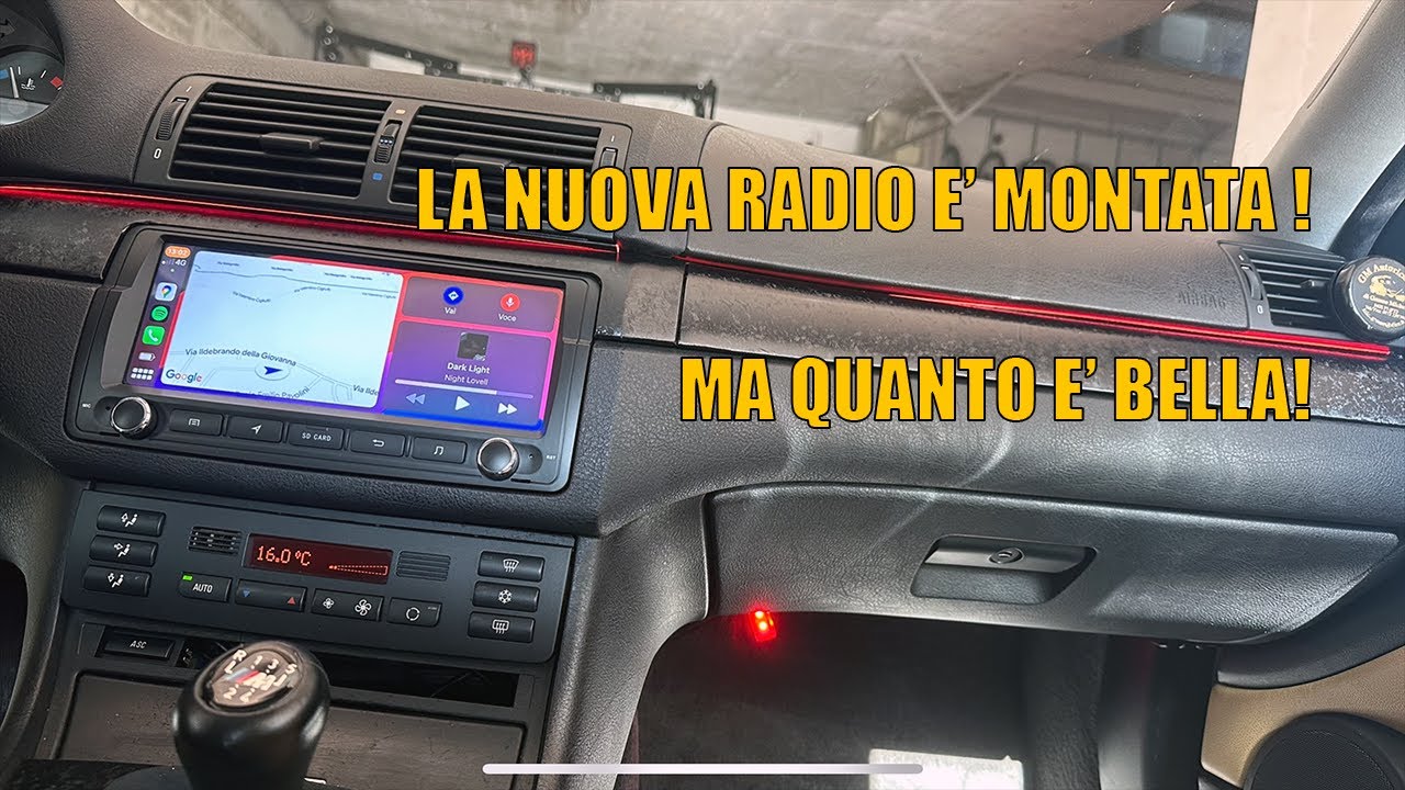 Montaggio radio Android Xtrons [How to install Xtrons radio on BMW E46] #bmw #xtrons #android