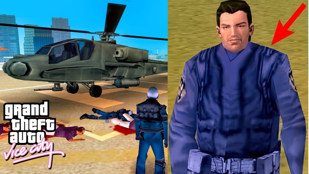 What Happens IF You Join Air Force Army in GTA Vice City? GTAVC Helicopter Bodygaurd Secrets