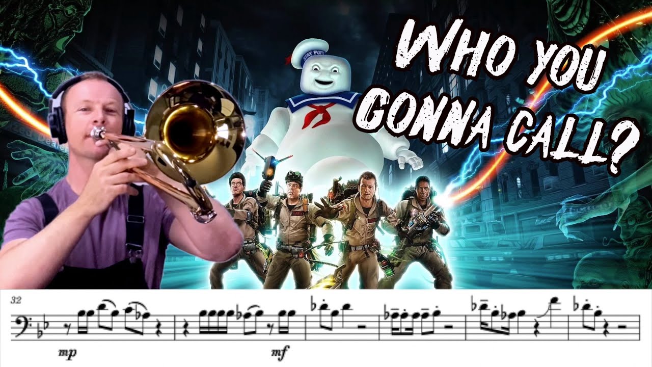 Ghostbusters - Trombone Play Along