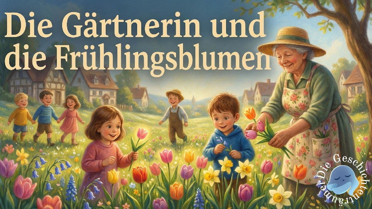 Die Gärtnerin und die Frühlingsblumen – Gute Nacht Geschichte für Kinder