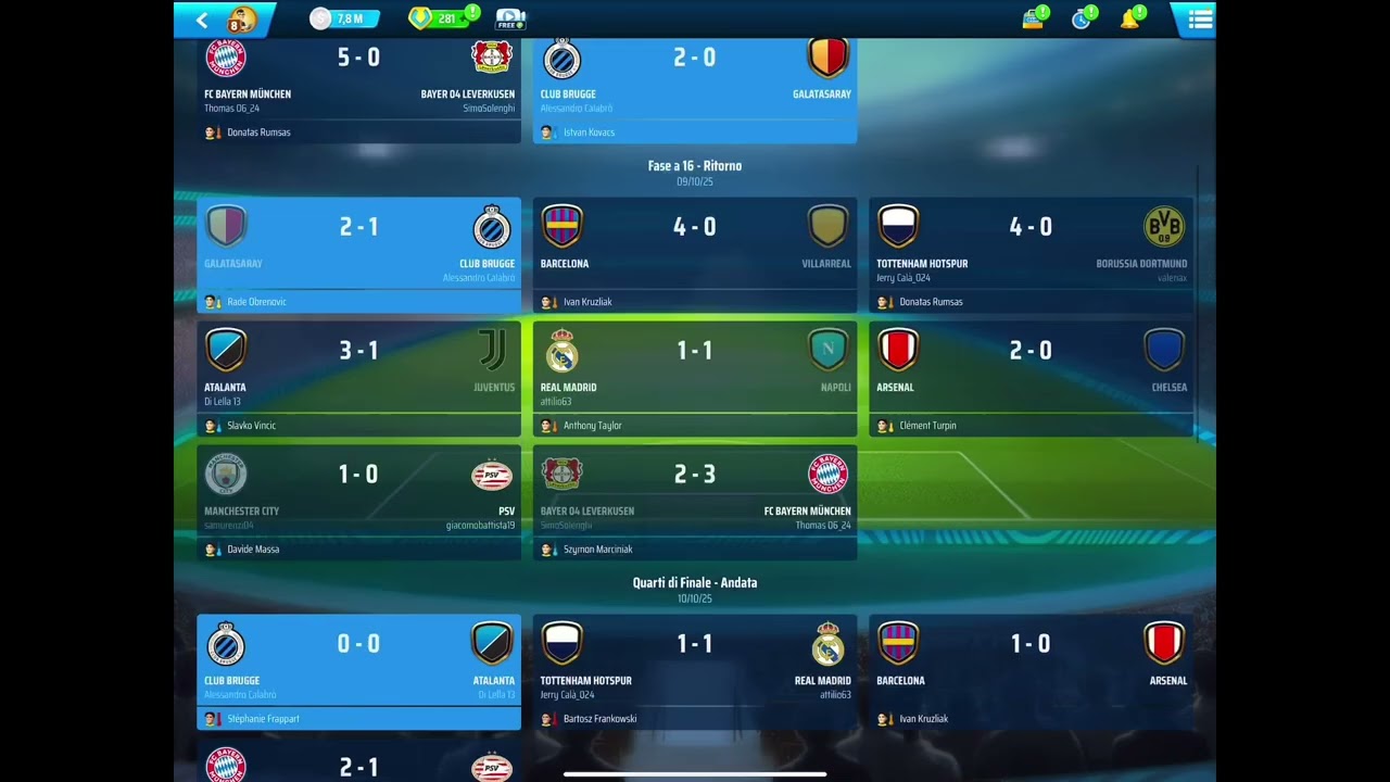 OSM Champions League 2025/26 - FLa Finale: Tottenham vs Bayern