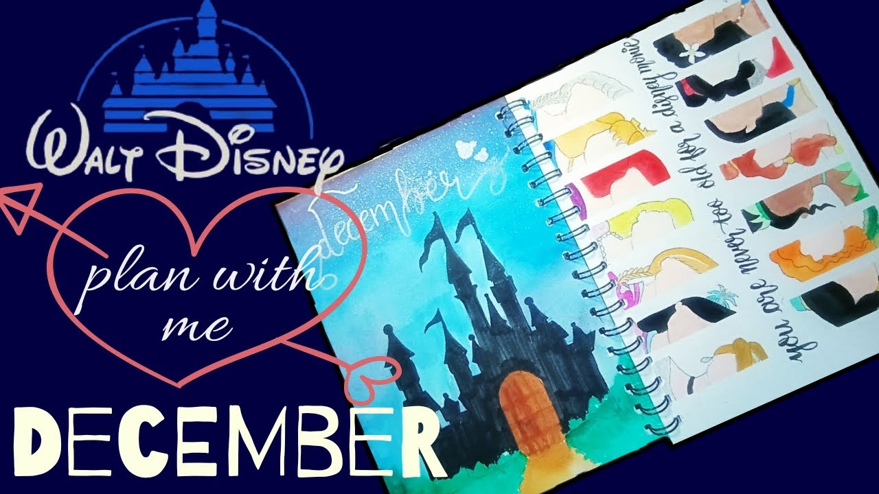 PLAN WITH ME || December 2020 || Disney theme