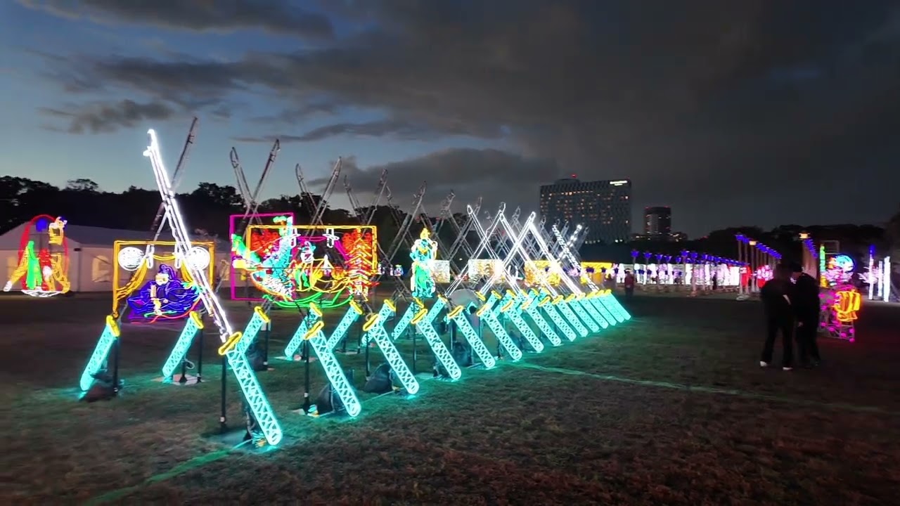 Illumination Show - Osaka Castle 