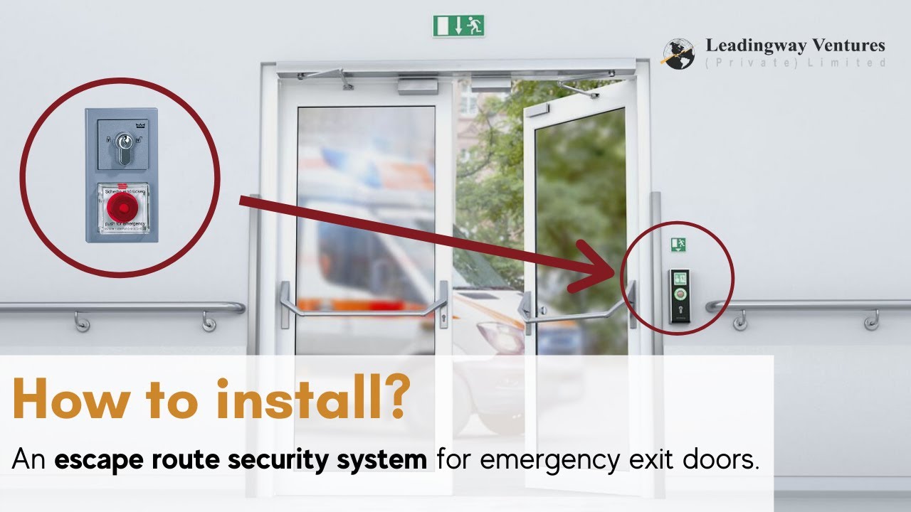 How to install an escape route system for your emergency exit door.