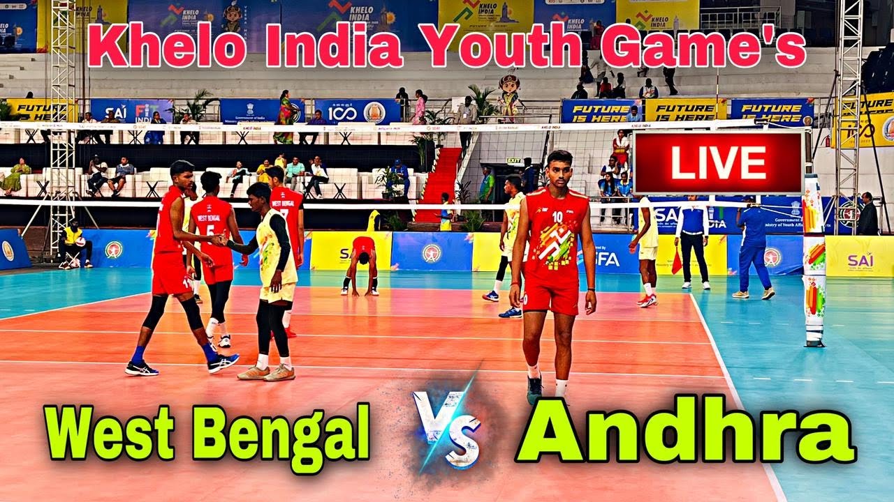 League Match🔥West Bengal Vs Andhra Pradesh | Khelo India Youth Game's 2023