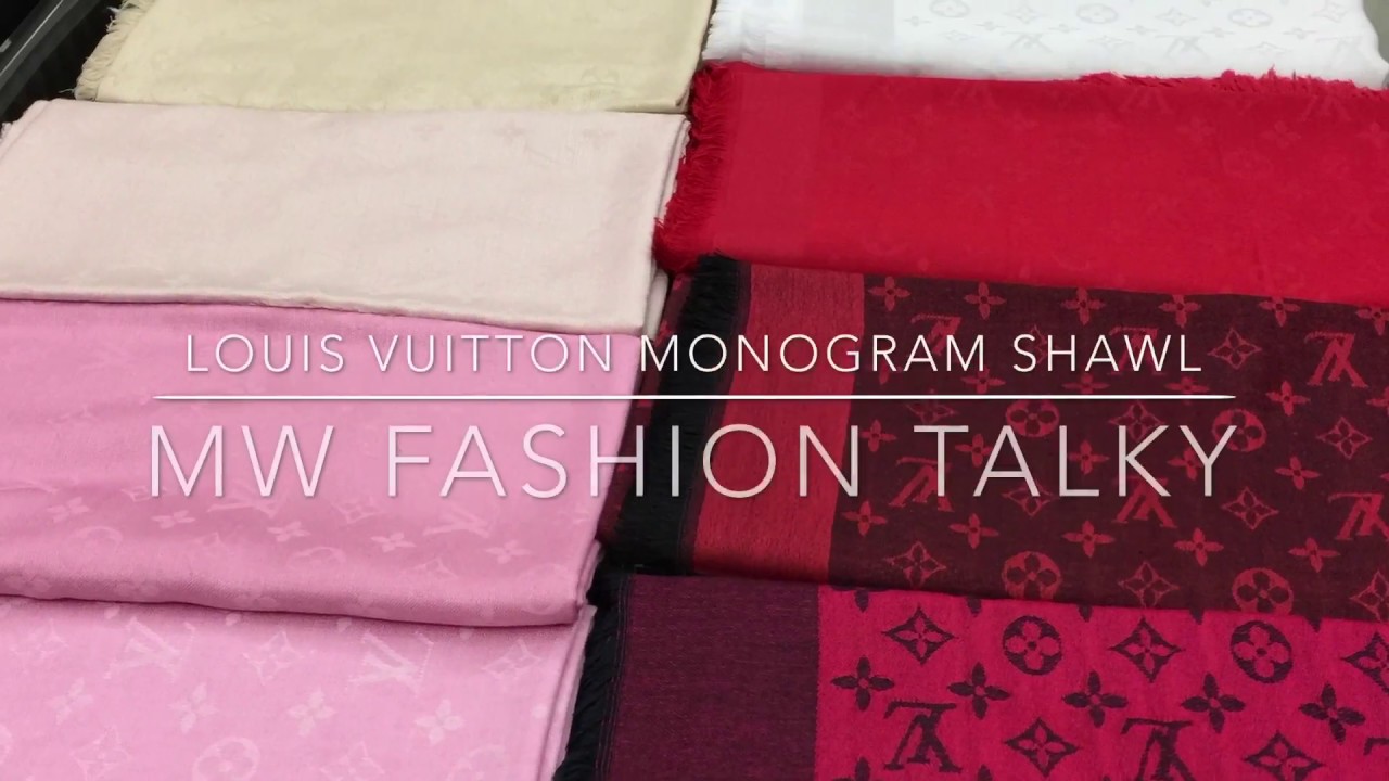 LV MONOGRAM SHAWL - MW FASHION TALKY