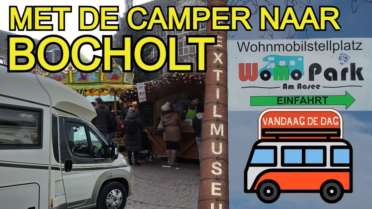 Met de camper naar BOCHOLT | Kerstmarkt en wandeling rond de Aasee