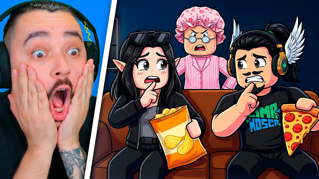 😱 NÃO POSSO ACORDAR a VOVÓ BUSCANDO COMIDA!! | Não acorde a avó! 🤫 - ROBLOX