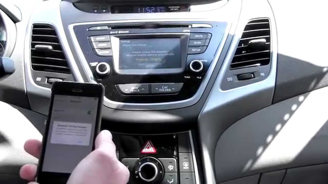 How to Sync iPhone To a 2014 Hyundai Elantra Via Bluetooth | Morrie's 394 Hyundai