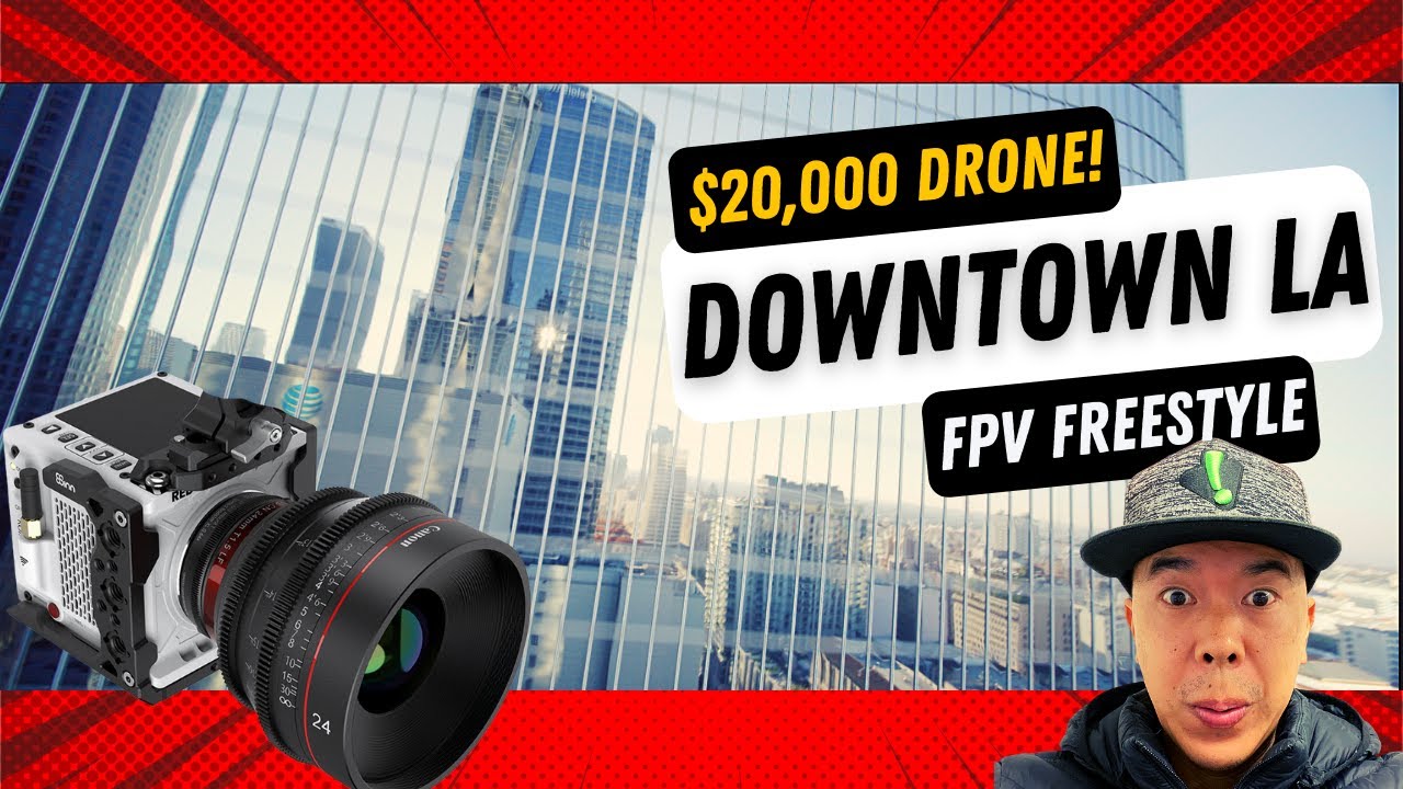 $20,000 drone STUNTS in downtown Los Angeles