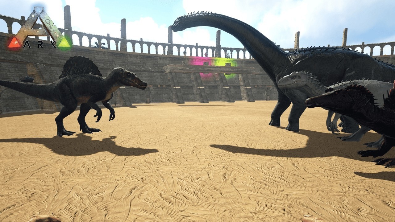 JPCP 2 SPINOSAURUS  VS ARK Dinosaurs | #arksurvivalevolved