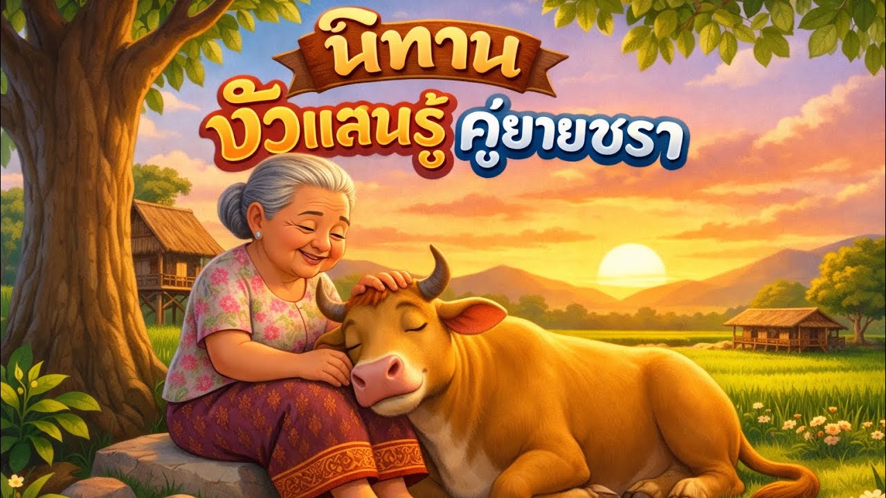นิทาน[วัวแสนรู้ คู่ ยายชรา] นิทานตลกซึ้งกินใจ (10 ตอนรวด)