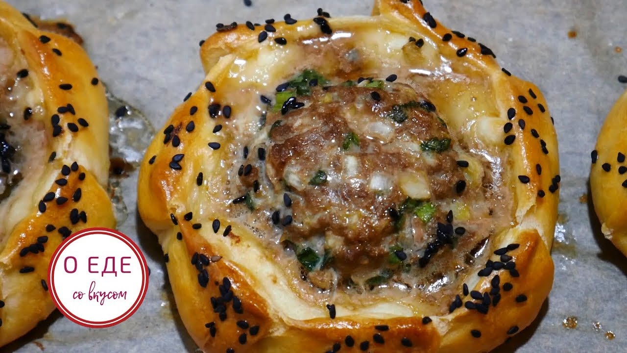 Китайские мясные лепешки.  ВКУСНО,  ПРОСТО и БЫСТРО.