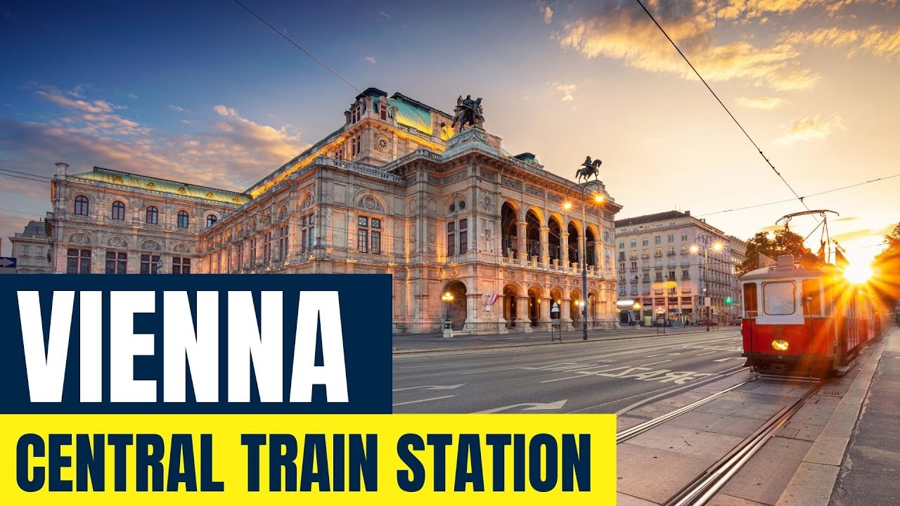 Vienna Central Train Station walking - 4K Austria