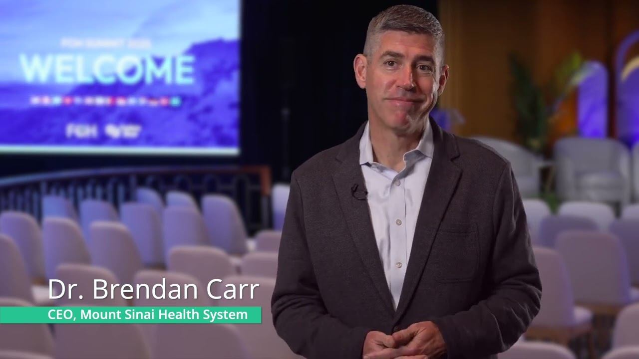 FOH HealthBite - Dr.  Brendan Carr, CEO, Mount Sinai Health System