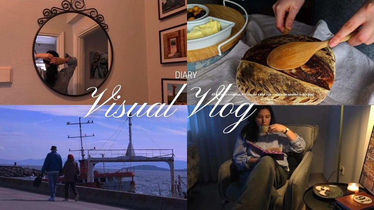 Cozy Weekly Vlog | Slow Living In Istanbul, Baking & Seaside Cycling | Visual Diaries