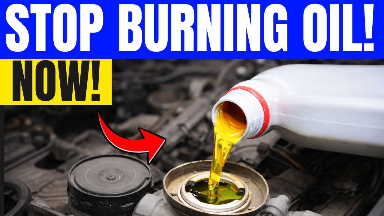 Japanese Mechanic Method to Fix Oil Burning Without Opening the Engine