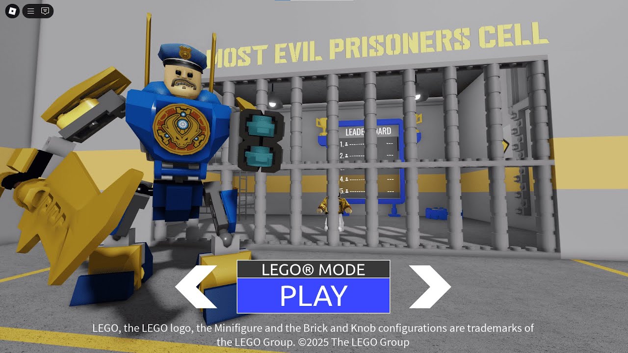 Barry's Prison Run! (LEGO&reg; Mode) - Roblox Gameplay Walkthrough