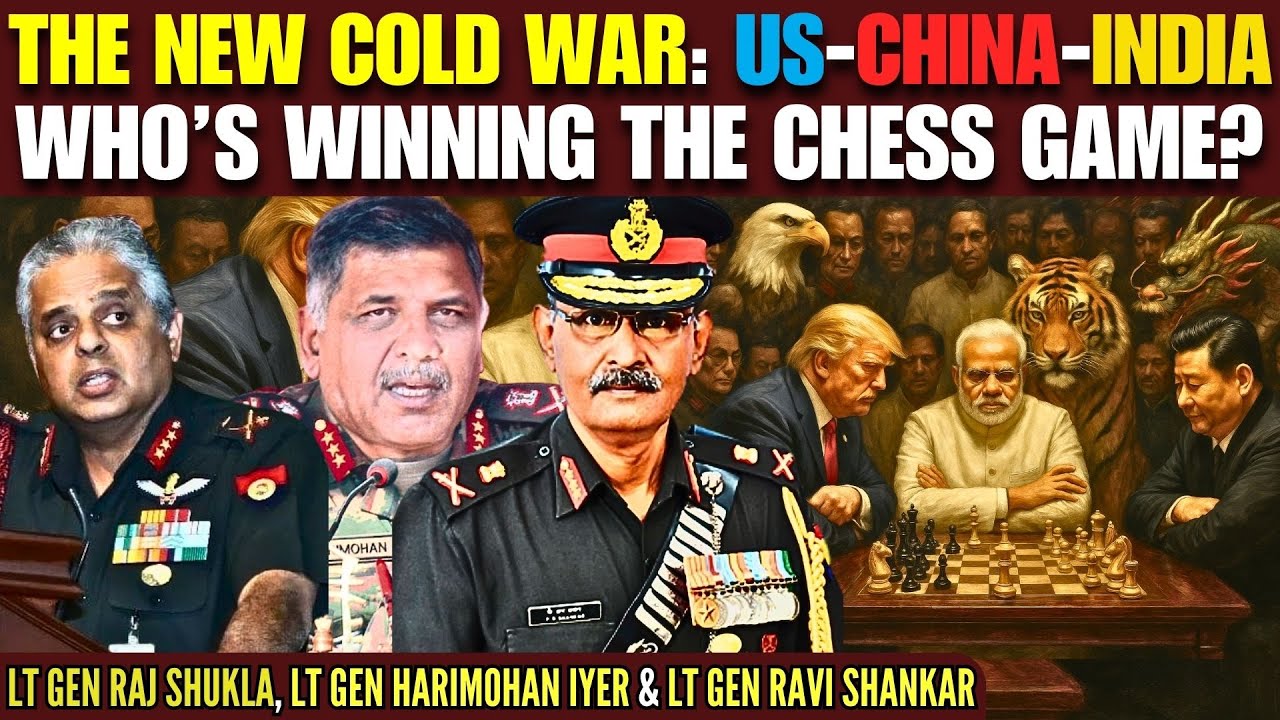 The New Cold War: US–China–India in a Three-Cornered Chess Game? • #TheGunnersSight