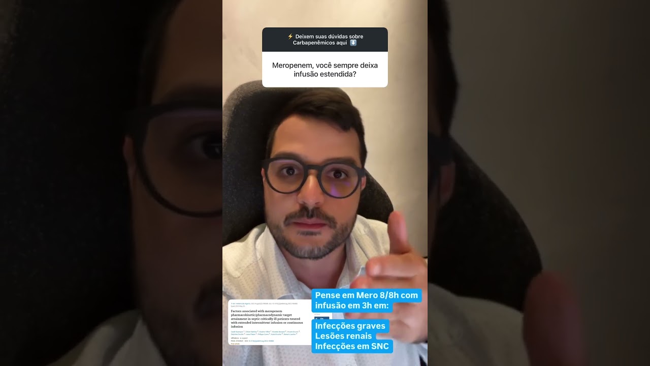 Infusão de Meropenem: O Que Todo Médico Precisa Saber 