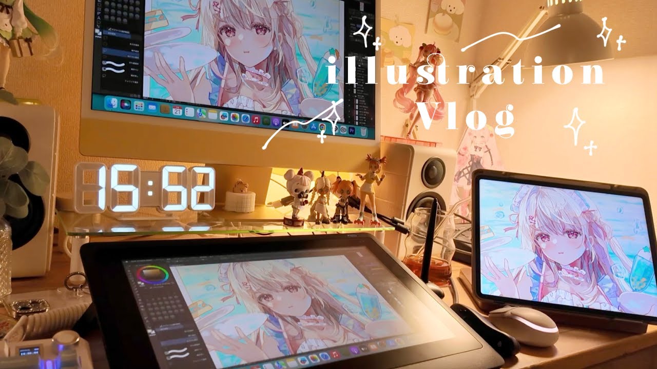 Vlog┊絶好調ｲﾗｽﾄﾚｰﾀｰの日常🎨久しぶりのOC❕🐬ｸﾞｯｽﾞ開封🌼ﾀﾞｲｴｯﾄご飯とおやつ🍇🍚お家でまったりﾘﾗｯｸｽ🤍