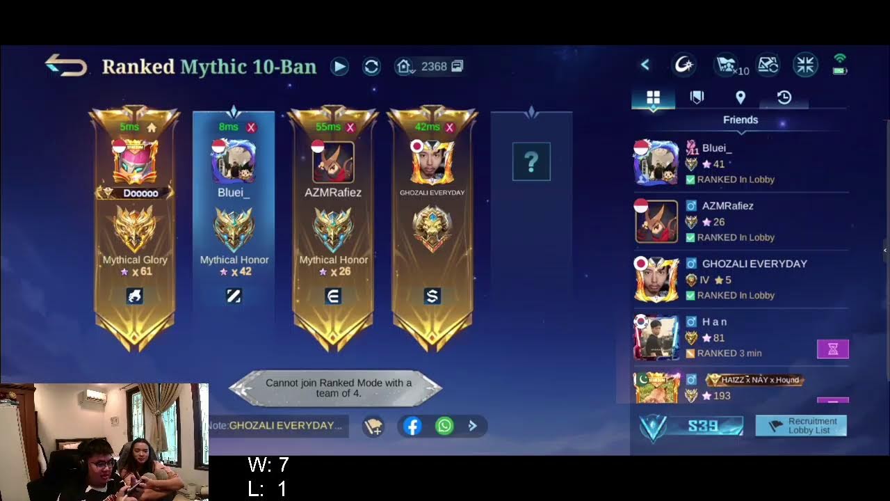 LIVE ML DUO TO MYTHIC IMMORTAL WITH WIFEY!! #2