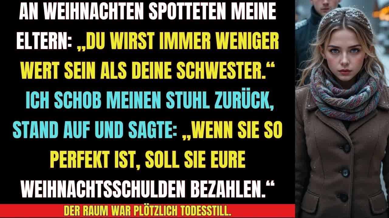 „Meine Eltern sagten： ‚Du wirst immer weniger sein als deine Schwester‘ – Ich platzte!“