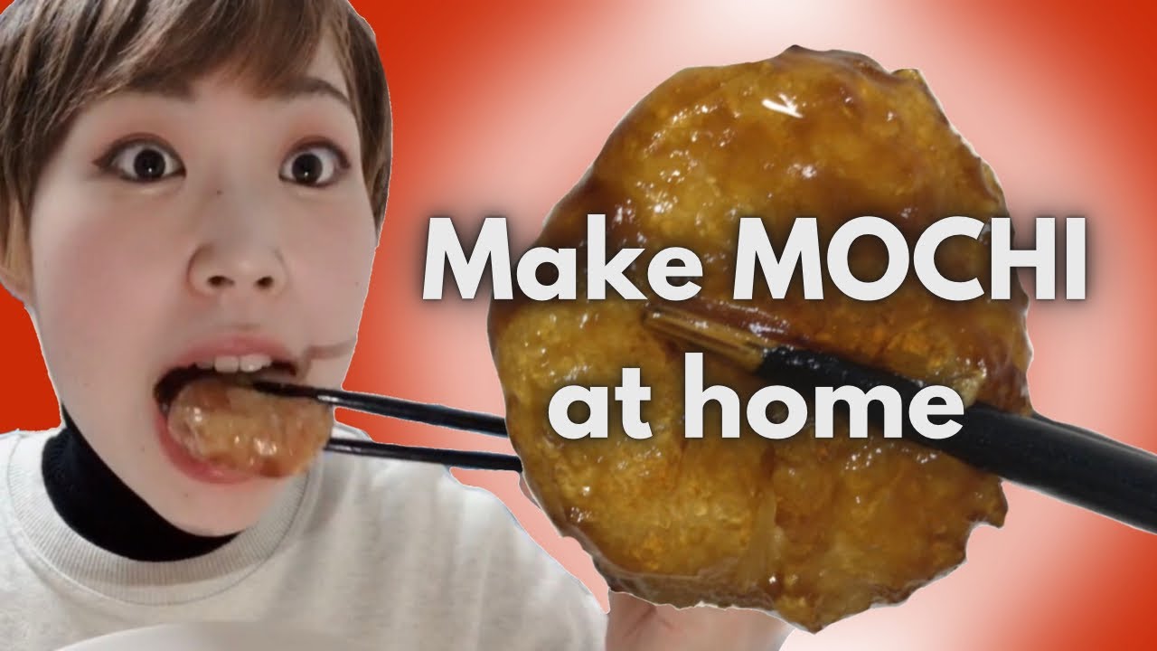 [MAKE MOCHI AT HOME] without mochi flour!!!