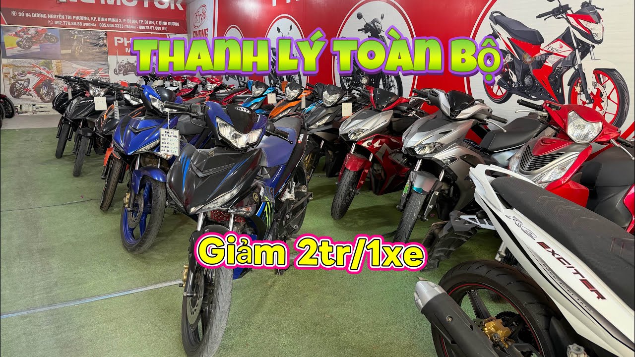 Thanh lý giảm giá 2tr / 1 xe. Lh: 0867807688 #exciter150 #winnerx #satria #sonic #vision #viral 