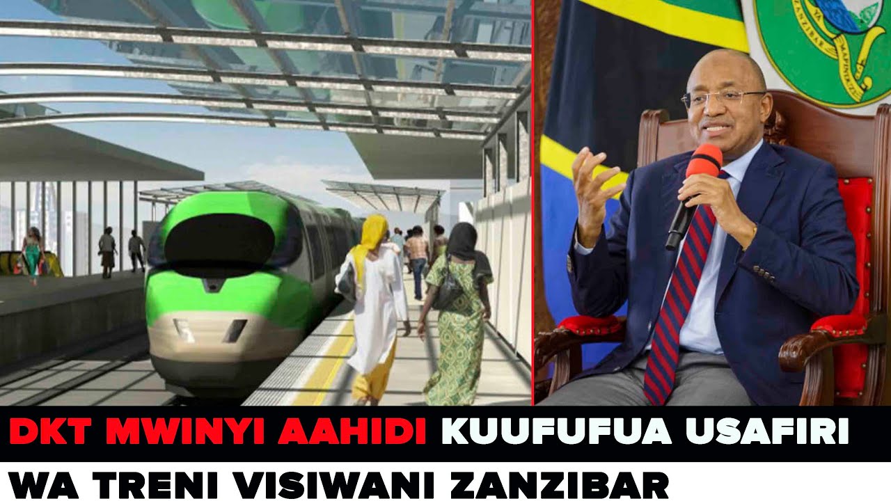 DKT MWINYI AAHIDI KUUFUFUA USAFIRI WA TRENI VISIWANI ZANZIBAR