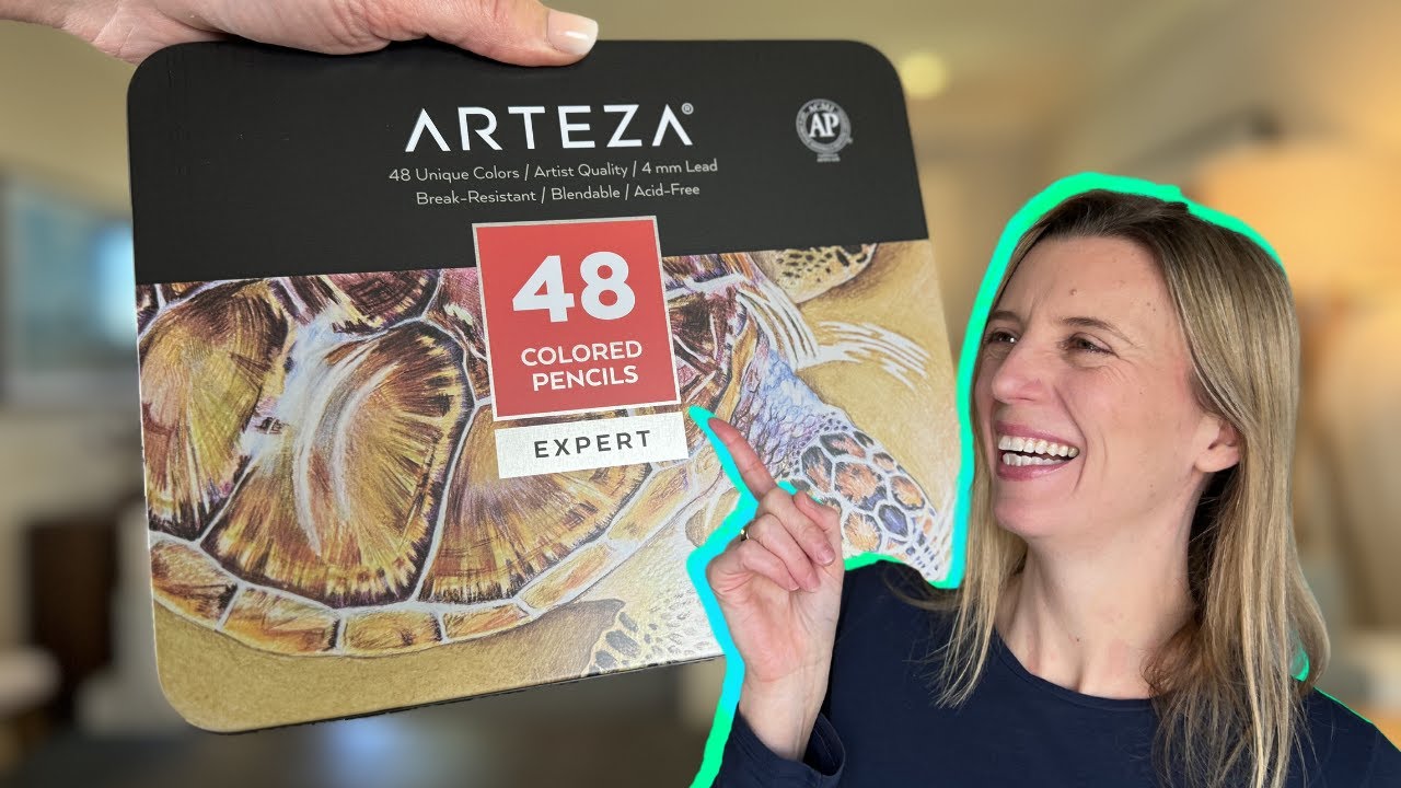 Arteza 48 Count Colored Pencils are Vibrant & Blendable!