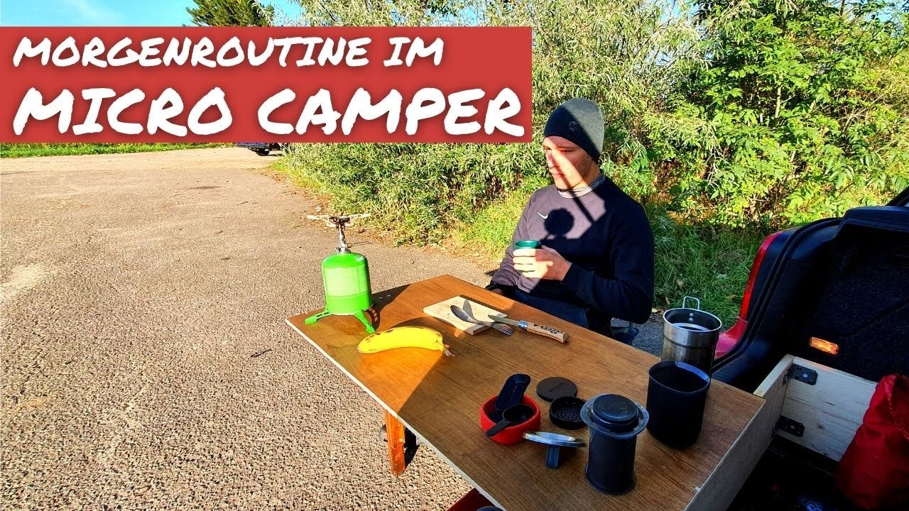 My Micro Camper Morning Routine | Типичное утро в фургоне-лагере.